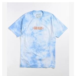 999 Club by Juice WRLD Tarot Blue & White Cloud Wash T-Shirt